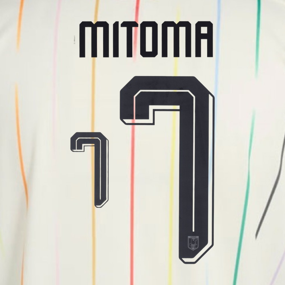 OFFICIAL MITOMA #7 Japan JFA Away World Cup 2026 PRINT | My-Soccer