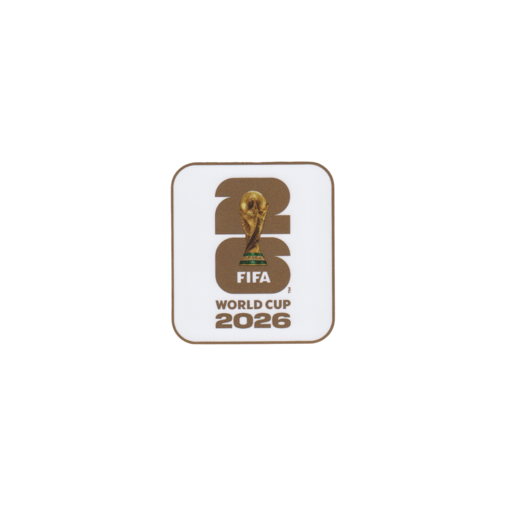 Official FIFA World Cup 2026 White Gold Authentic Patch (For