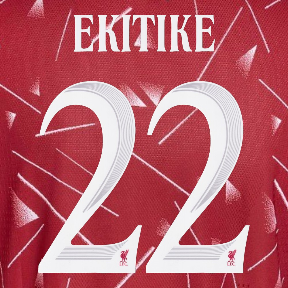 OFFICIAL EKITIKE #22 Liverpool FC Home UCL 2026-27 Print | My