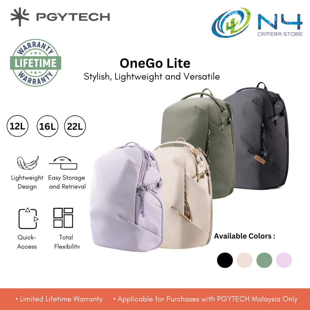 PGYTECH OneGo Lite Backpack 16L 22L For Everyday Backpack Travel