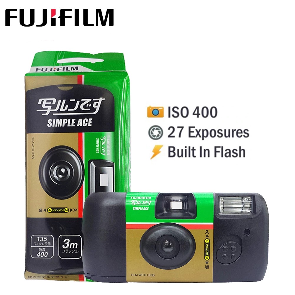 Fujifilm Simple Ace Quick Snap Disposable Camera ISO400 Exp Date
