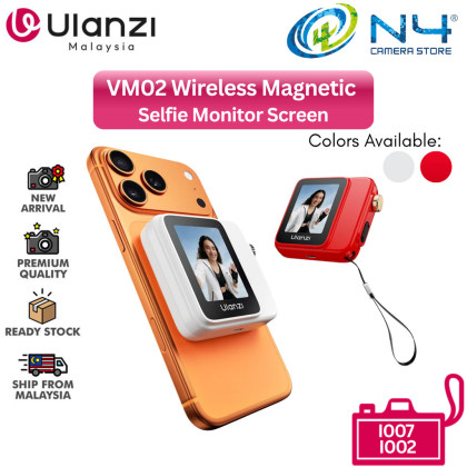 Vm02 White Sticker Ulanzi VM02 Wireless Magnetic Selfie Monitor Screen for IP 17/16/15 for ...