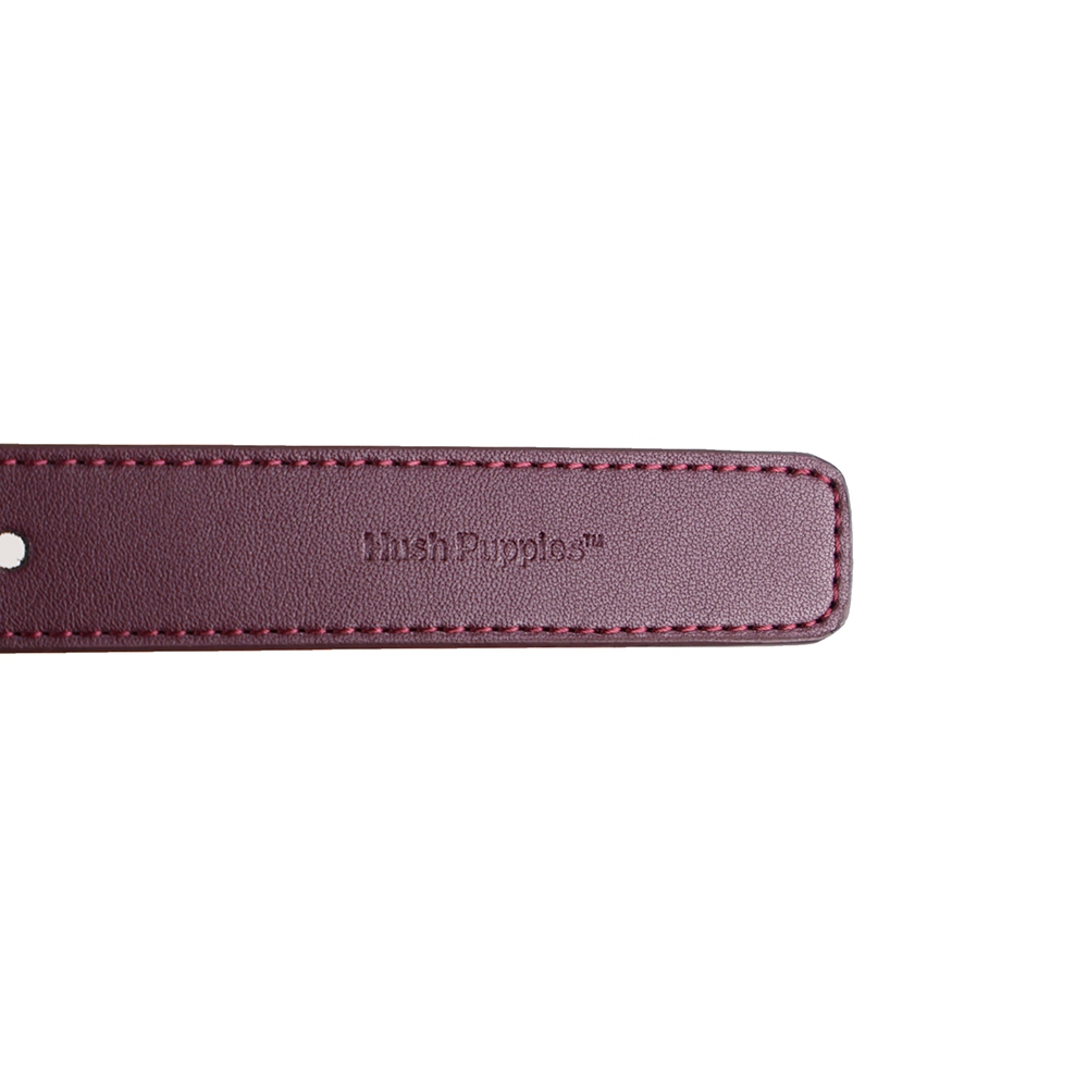 NWT Hush Puppies quilted pink belt size medium Rose_Pink Solid Margot Grasscloth Belt | Women main image 3