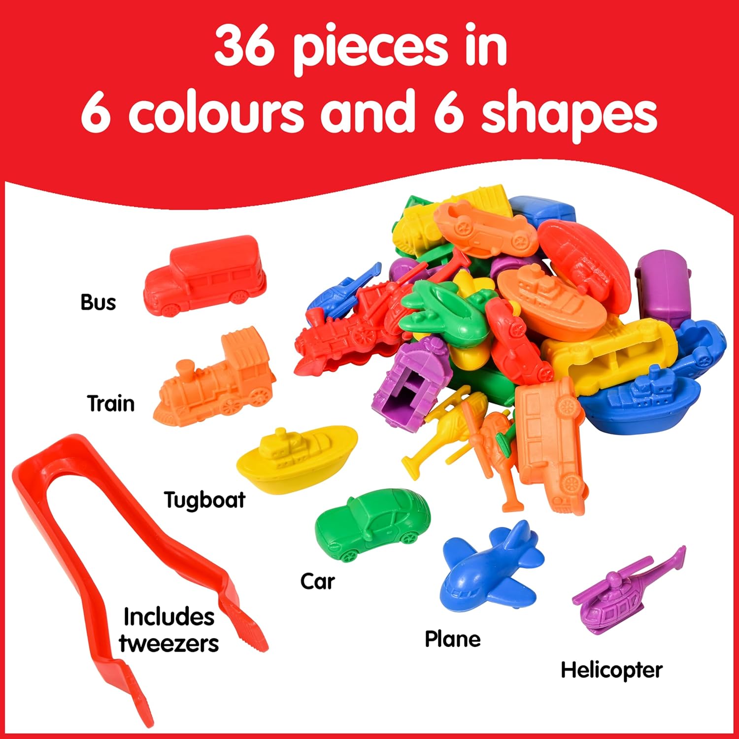 Transport Counters In Mini Jar Early Math Skill I Fine Motor Skill Edx ...