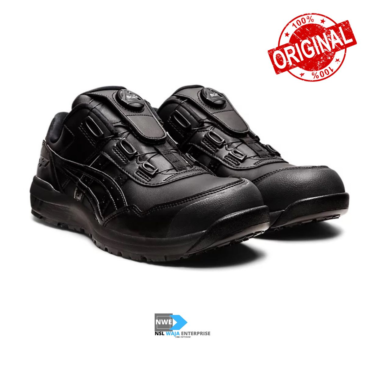 ASICS WINJOB CP306 BOA (BLACK/BLACK) WIDE 3E | NSL WAJA ENTERPRISE