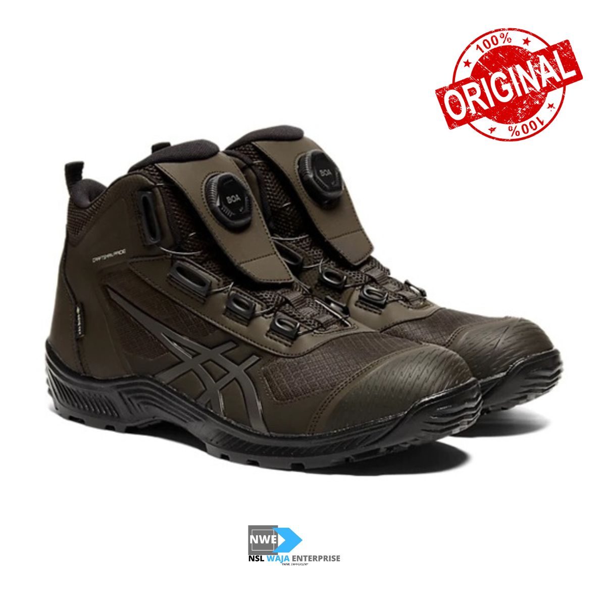 ASICS WINJOB CP604 G-TX BOA (BLACK/GUN METAL) WIDE 3E SAFETY