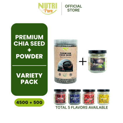 Chia Seeds + Powder Variety Pack (5 Flavors) | Malaysia's Natural ...