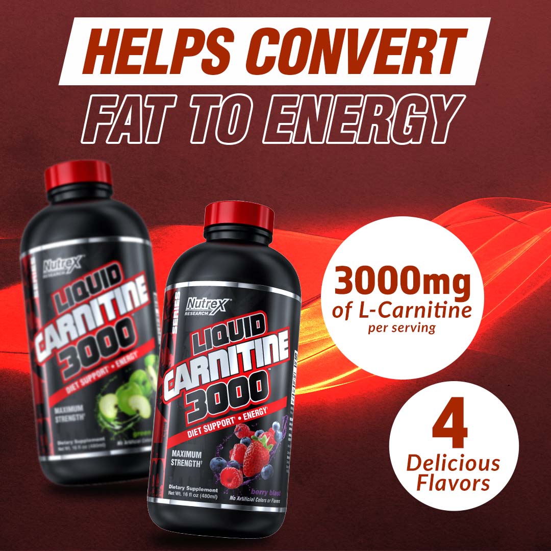 Nutrex Liquid Carnitine 3000 (480ml) | Malaysia Supplements