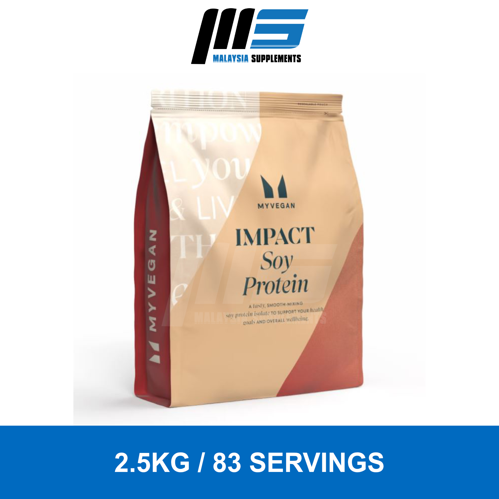 Myprotein Soy Protein Isolate (2.5kg) | Malaysia Supplements