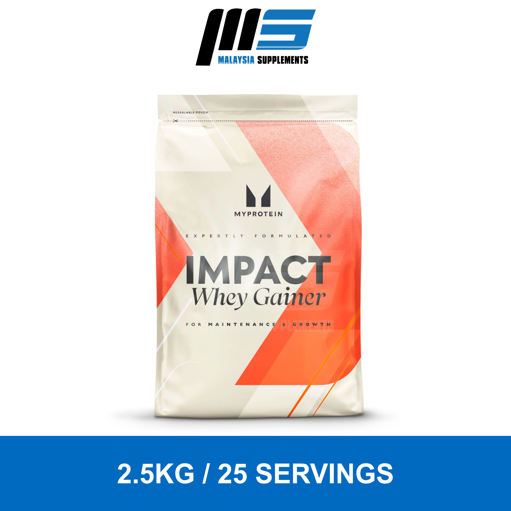Myprotein Impact Weight Gainer (2.5kg) | Malaysia Supplements