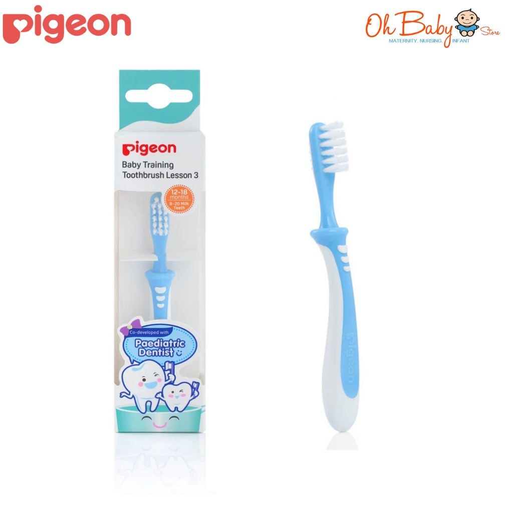 PIGEON Training Toothbrush Lesson for Baby 12-18m Online Baby