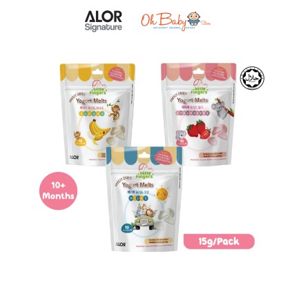 Alor Little Fingers Premium Freeze-Dried Yogurt Melts for Toddlers