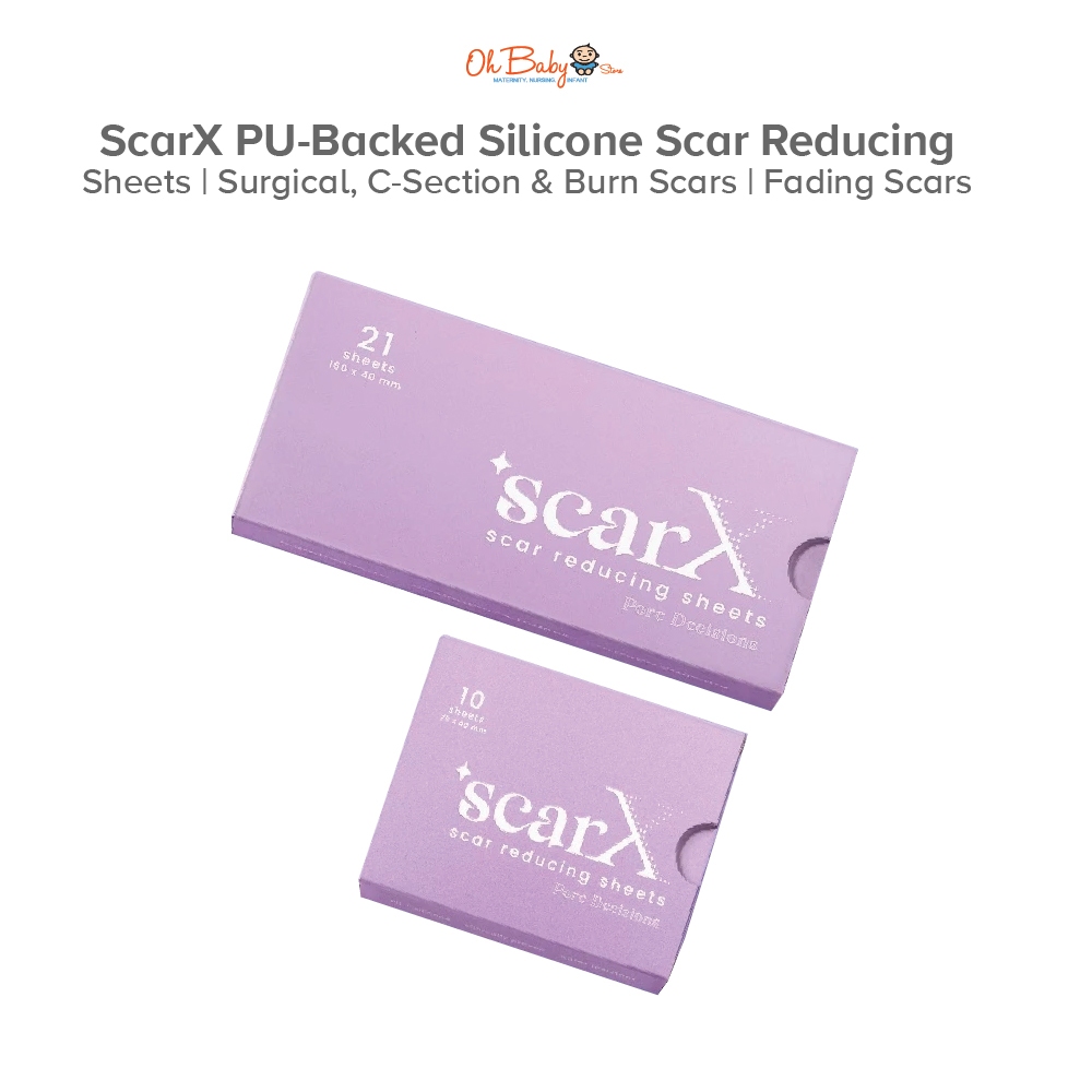 ScarX PU-Backed Silicone Scar Reducing Sheets | Oh Baby Store l