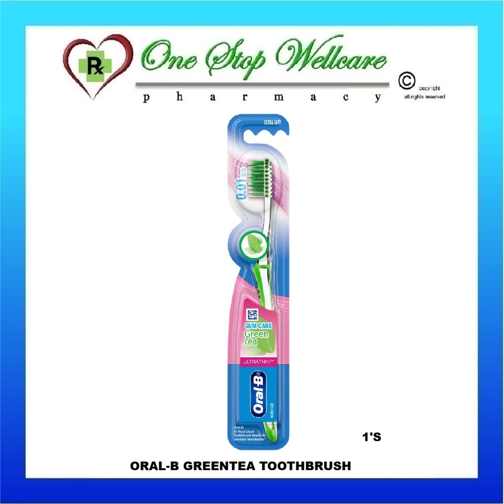 ORAL-B GREENTEA TOOTHBRUSH 1'S / 3'S