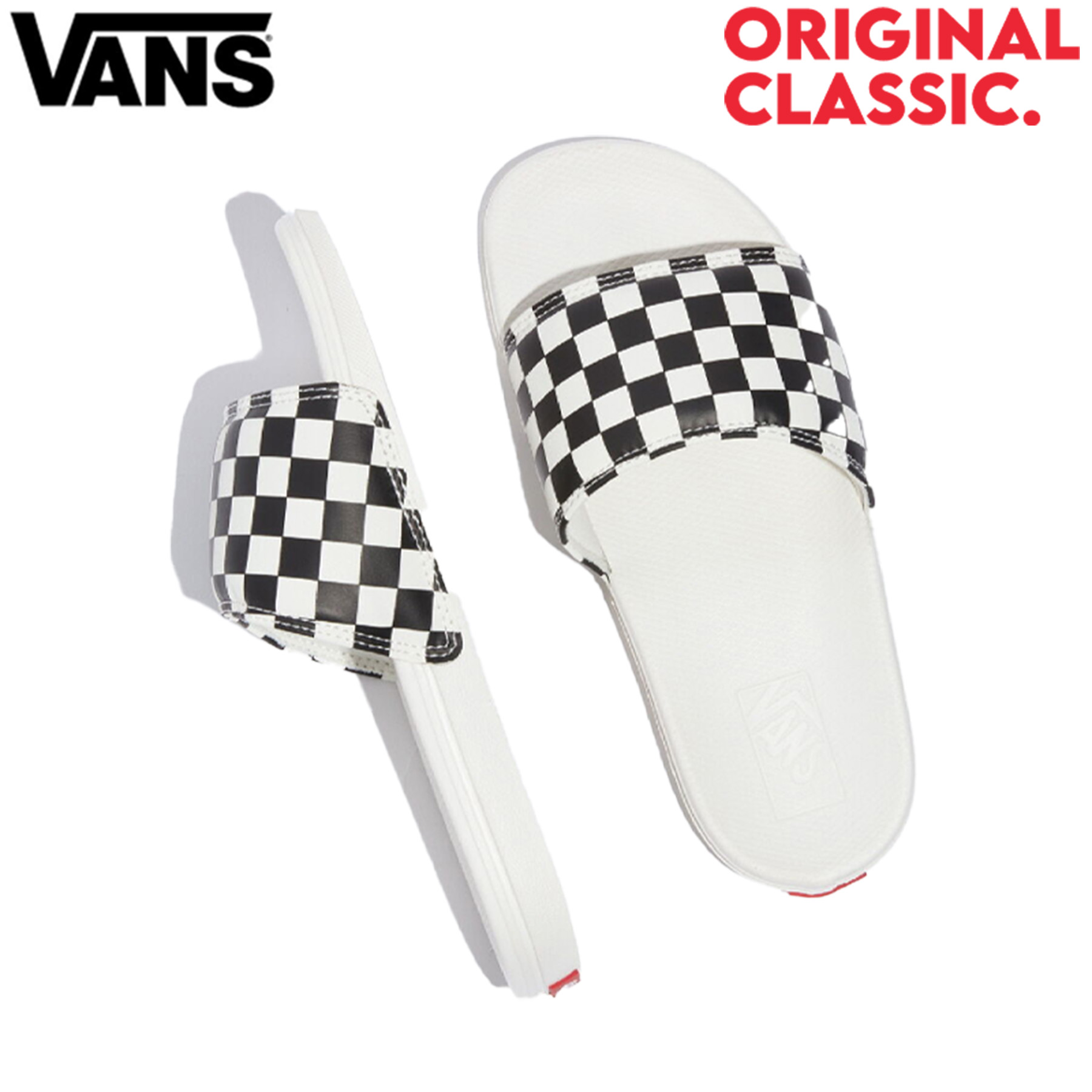 Vans La Costa Slide-On Chessboard Black/White Original Classic