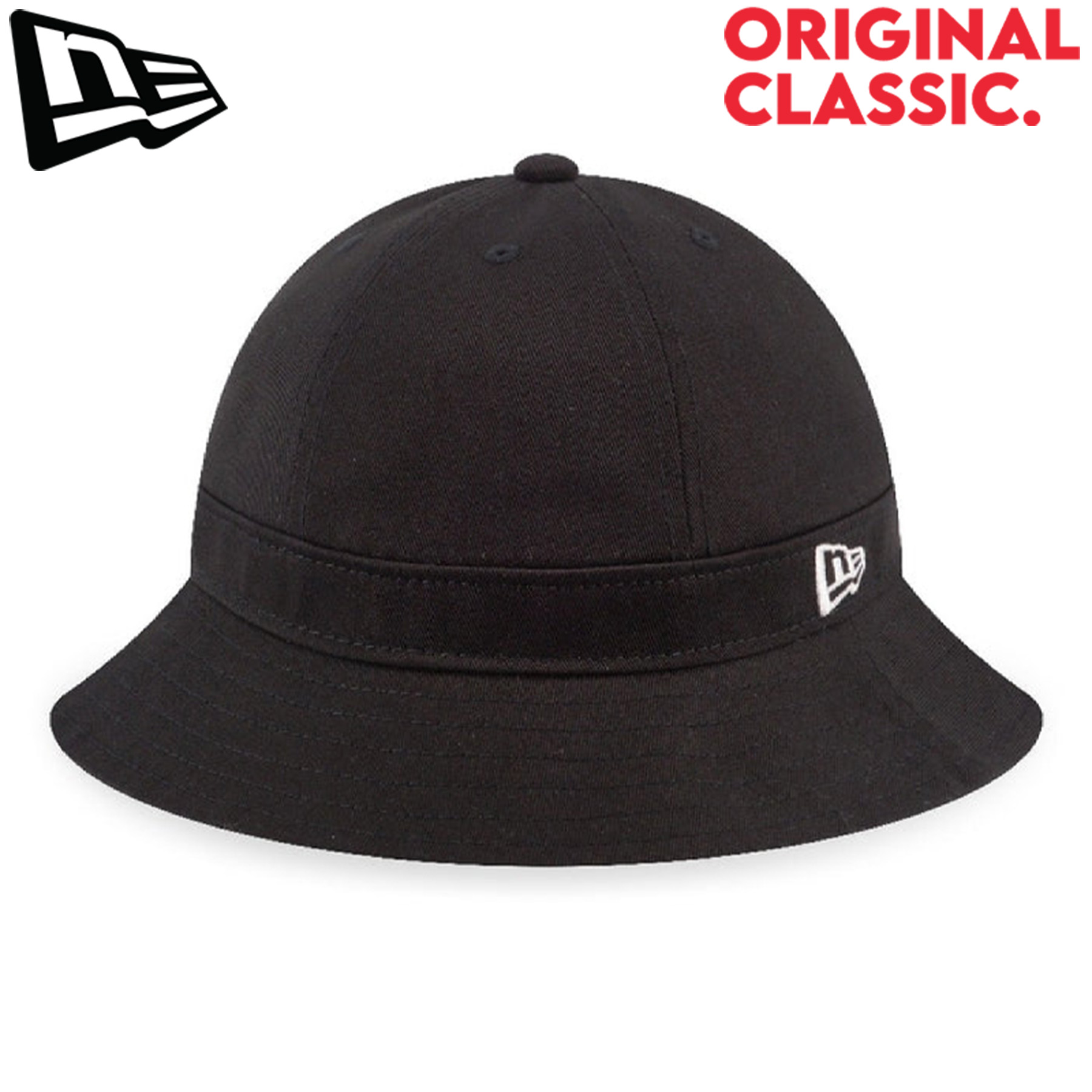 New Era Explorer Essnetials Bucket Hat - Black | Original Classic