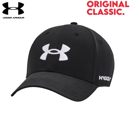 Under Armour Men's Golf96 Hat Black/White Original Classic