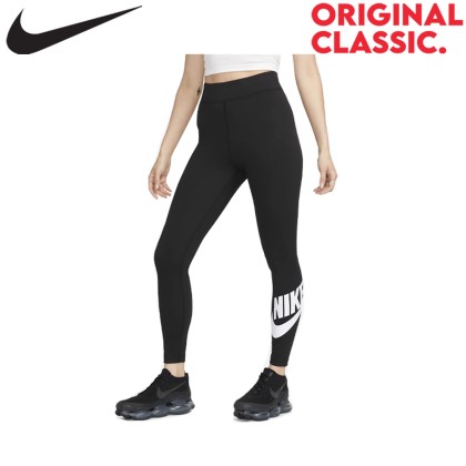 Nike Sportswear Women's High-Waisted Graphic Leggings Black/White