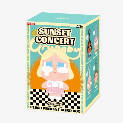 CRYBABY Sunset Concert ボックス Pop Mart CRYBABY Sunset Concert Series Plush Pendant Blind