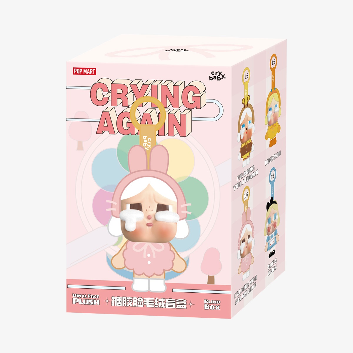 Pop Mart CRYBABY Crying Again Series Vinyl Face Plush