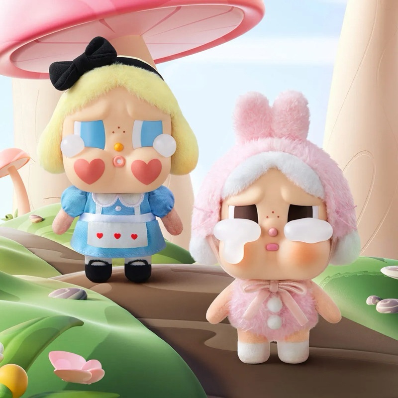 POP MART Crying Baby Plush Doll 黒 Crybaby shiny series plush doll for sale