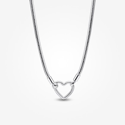 Pandora Heart Closure Snake Chain Necklace (45CM) | Pandora Malaysia