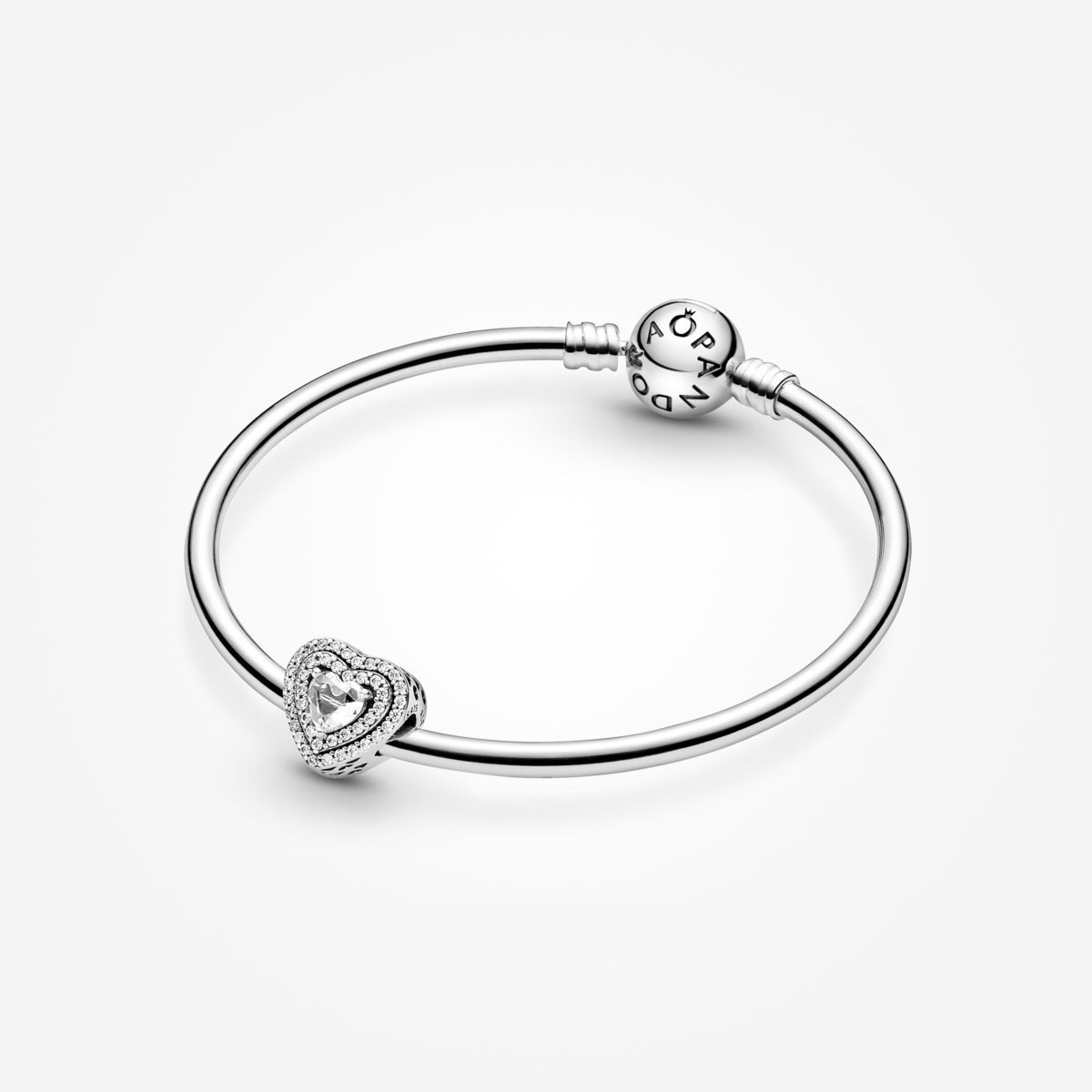 Sparkling Levelled Hearts Charm パンドラチャーム Pandora Sparkling Levelled Hearts Charm | Pandora Malaysia