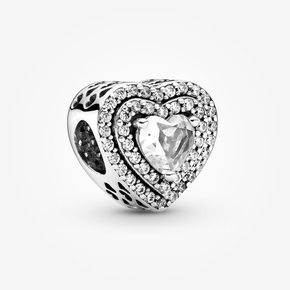 Sparkling Levelled Hearts Charm パンドラチャーム Pandora Sparkling Levelled Hearts Charm | Pandora Malaysia