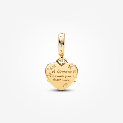 Pandora Disney Cinderella Wish チャーム　２点 Pandora Disney Cinderella's Carriage & Heart Double Dangle Charm