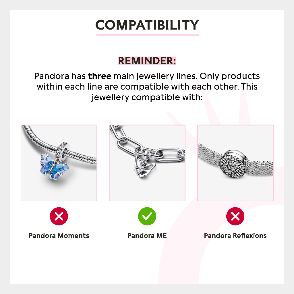 Pandora ME Wishbone Mini Dangle | Pandora Malaysia