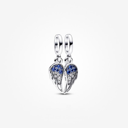 Pandora Sparkling Splitable Angel Wings Dangle Charm | Pandora Malaysia