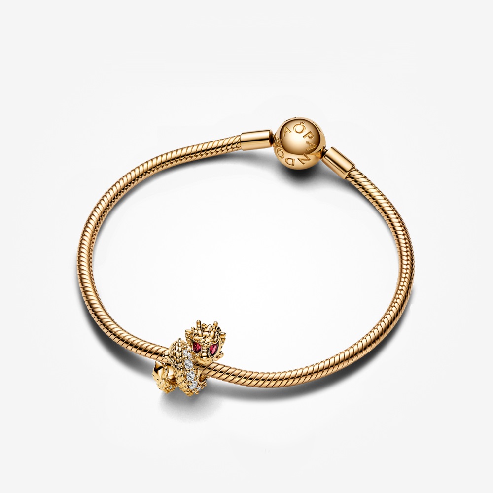 Pandora 14K Gold Plated Chinese Year of the Dragon Charm | Pandora