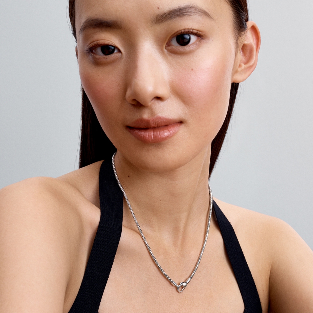 Pandora Studded Clasp & Chain Necklace | Pandora Malaysia