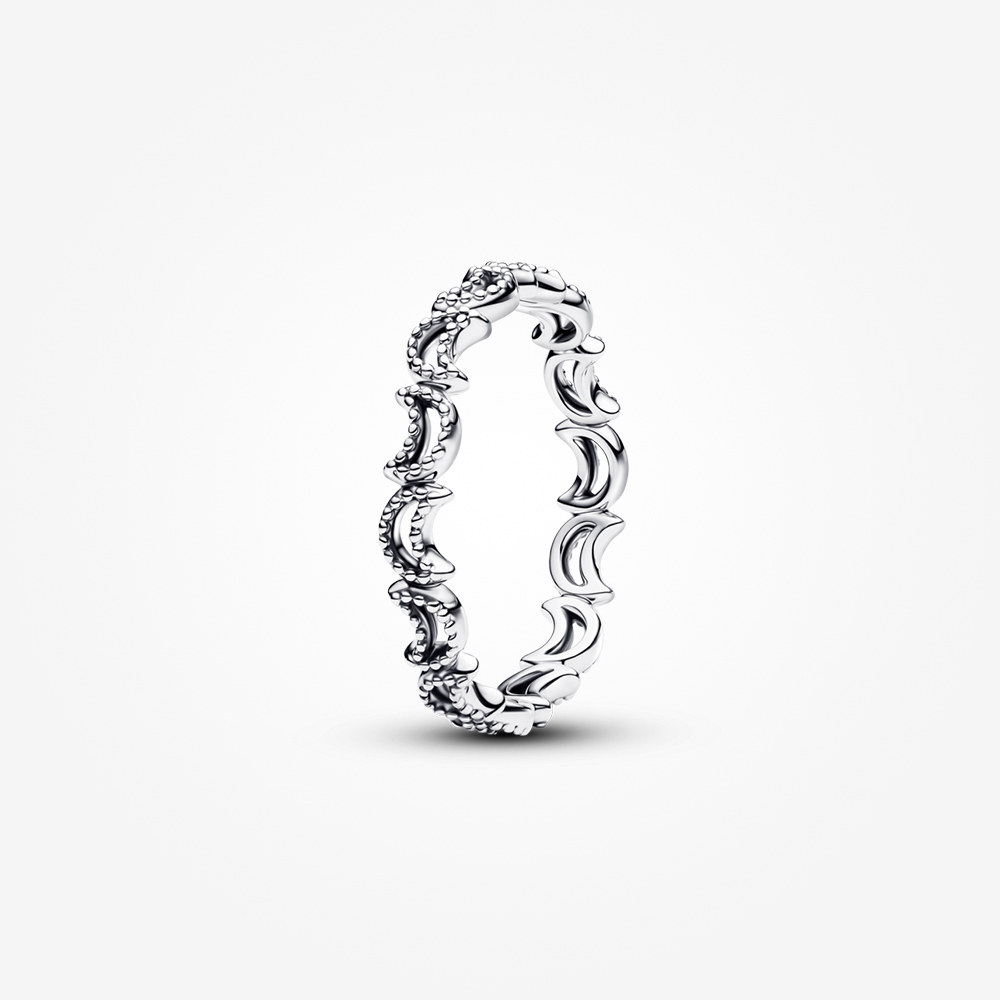 アクセサリー sayyy PANDORA Crescent Moon Pandora Crescent Moon Ring | Pandora Malaysia