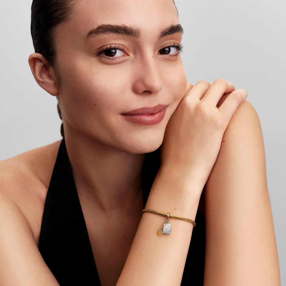 Pandora x Bridgerton 14K Gold Plated Tea Bag Dangle Charm