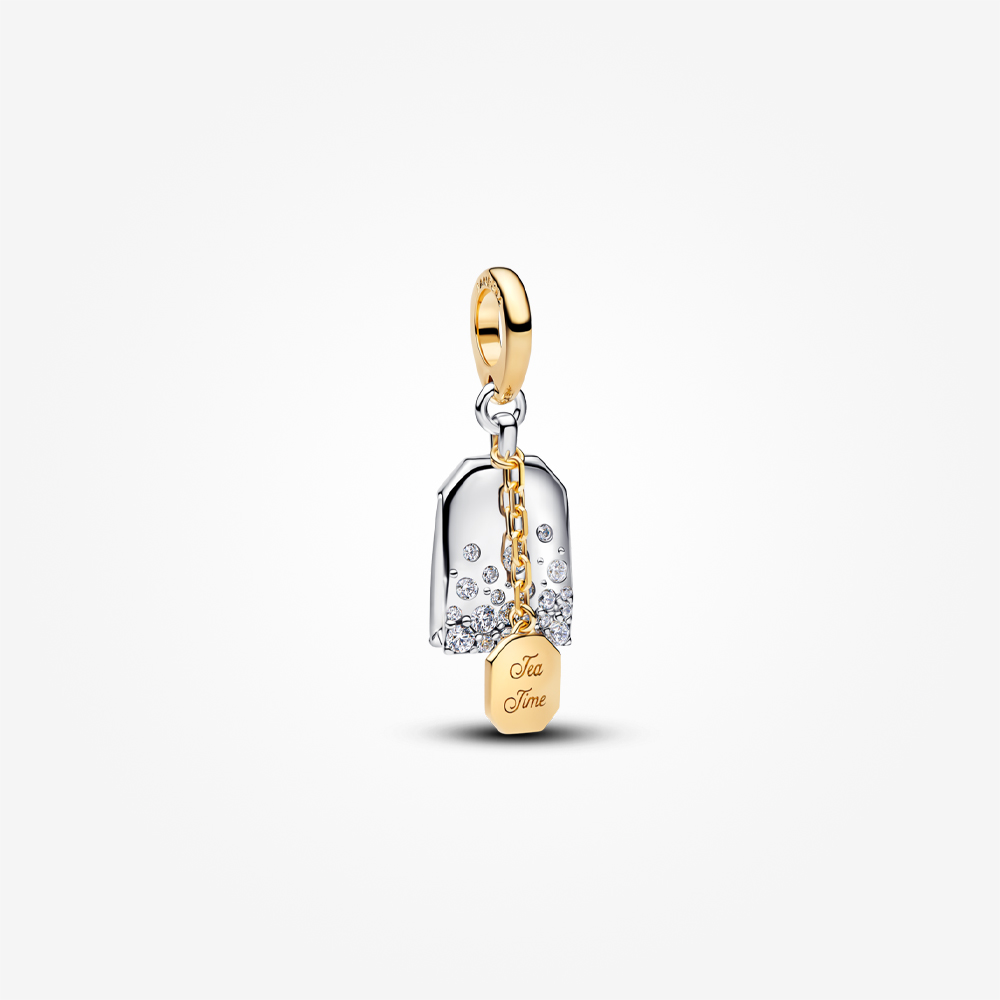 Pandora x Bridgerton 14K Gold Plated Tea Bag Dangle Charm