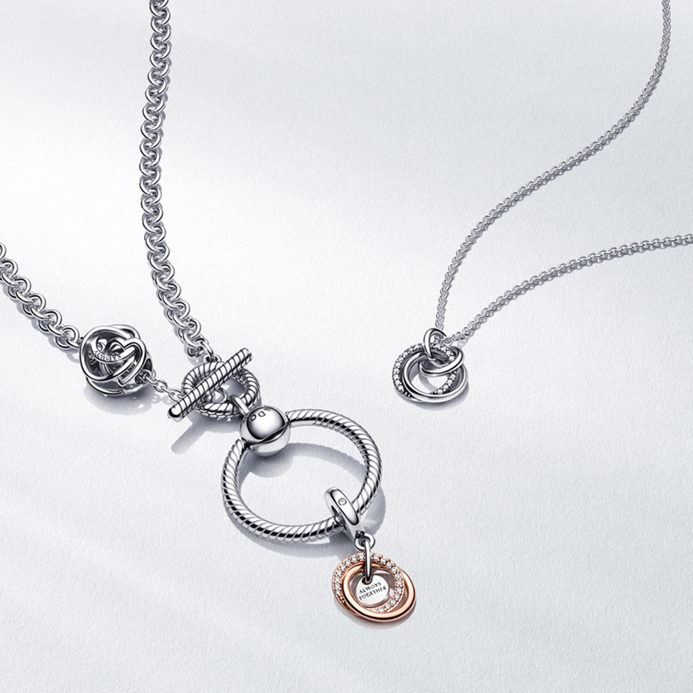 Pandora Moments O Pendant T-bar Necklace | Pandora Malaysia