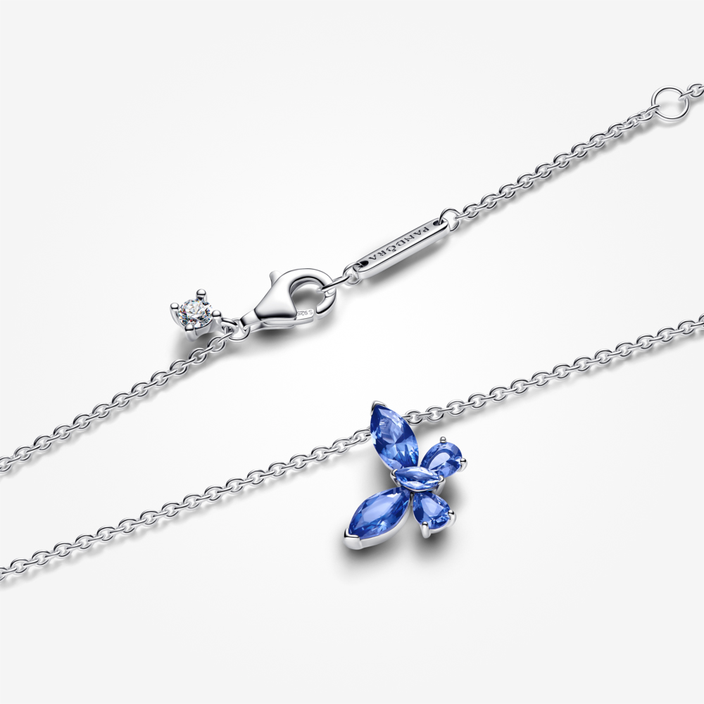 Pandora Blue Butterfly Pendant Necklace | Pandora Malaysia