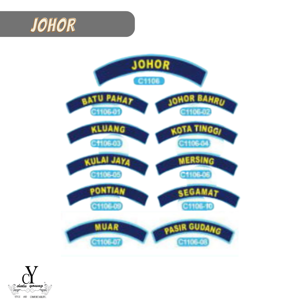 CY Lencana Bahu Pengakap Negeri Johor