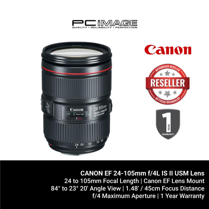 CANON EF 24-105mm f/4L IS II USM Lens | PC Image E-Store | LARGEST