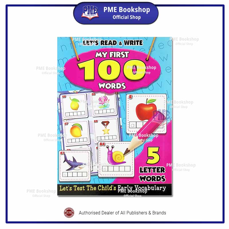 【PME Bookshop】 Mind to Mind: Let's Read & Write My First 100 Words (3, 4, 5 & 6 Letter Words)