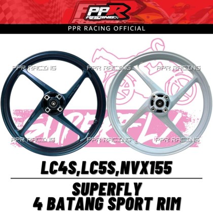 SUPERFLY PROJECT-X 4 LEG LC135 LC5S Y15 RS150 RSX150 SPORT RIM (GOLD ...