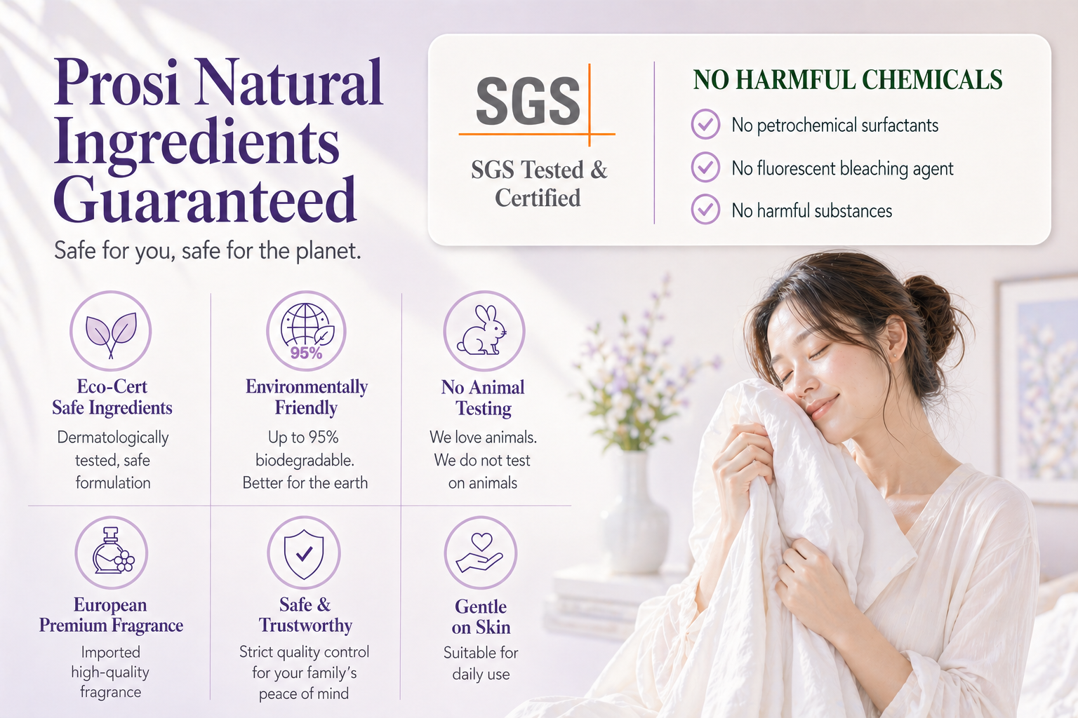 Prosi Indoor Drying Antibacterial Perfumed Laundry Detergent – Iris ...