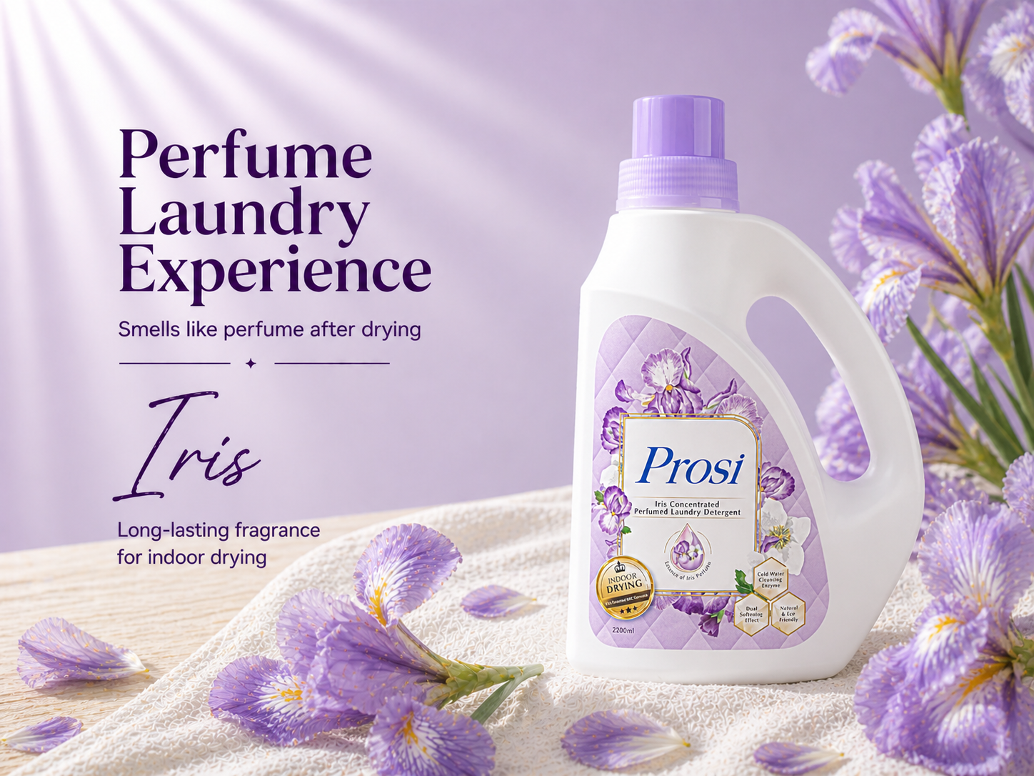 Prosi Indoor Drying Antibacterial Perfumed Laundry Detergent – Iris ...