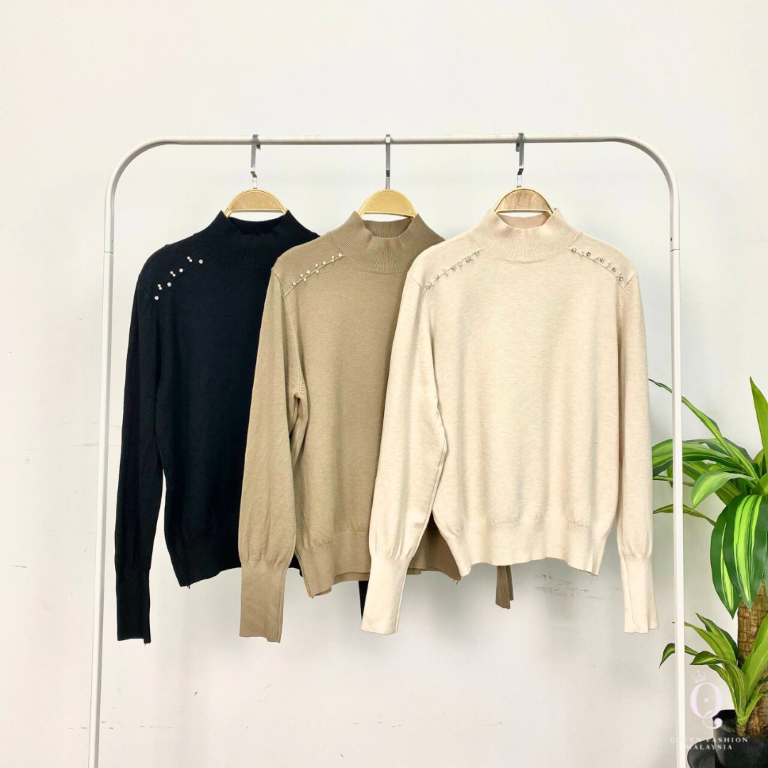 ★韓国人気★LOOKPLE★LOOK ZINUS HALF-TURTLENECK KNIT MTM ☆韓国人気☆LOOKPLE☆LOOK ZINUS HALF-TURTLENECK KNIT MTM