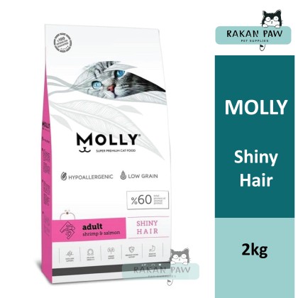 Molly Cat 2kg - Shiny Hair Shrimp & Salmon | Rakan Paw Pet