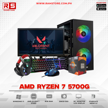 PCZ Desktop Computer Brandnew AMD Ryzen 7 5700G | RAMSTORE – Everything ...