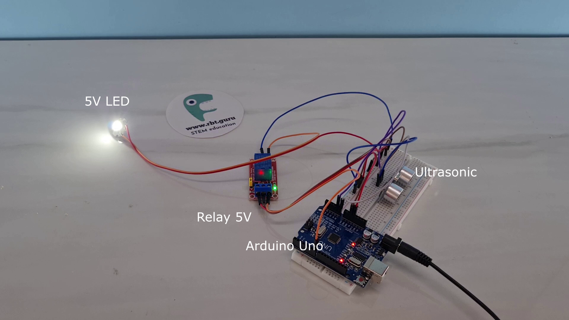 Project Rbt Lampu Auto Study lamp kit for Educational stem project || Projek RBT ...