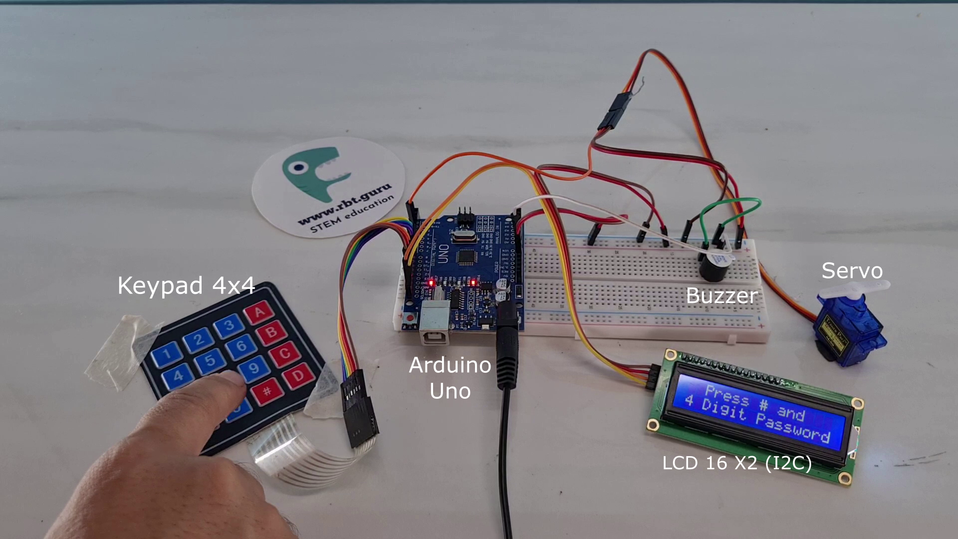 Box Projek Arduino Safety Box kit for Educational stem project || Projek RBT kotak ...