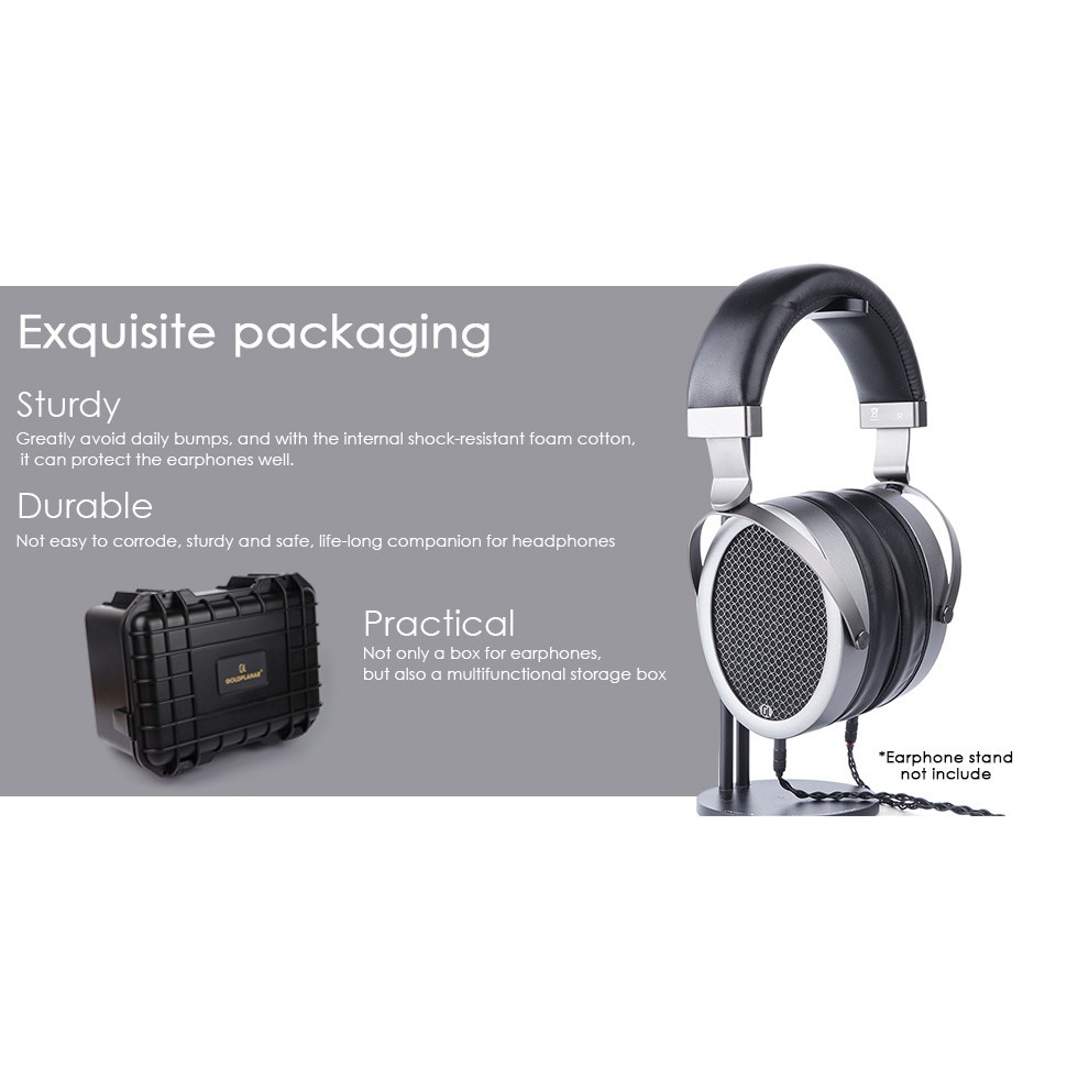 Goldplanar GL2000, Open Back Headphones: Planar Magnetic Over-Ear